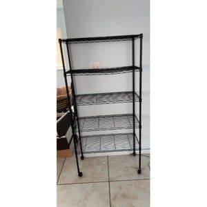 Heavy Duty 5-Shelf Shelving Unit 1250Lb Capacity, 29.92" D x 13.98" W x 62.99" H